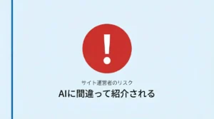 公開2週間のサイトを4つのAIに質問した実験結果を示す図解。ChatGPT・Gemini・Perplexity・Claudeの認識パターンを比較している。