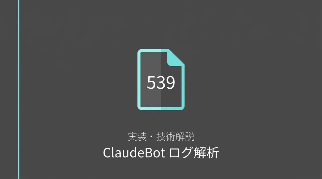 ClaudeBotのサーバーログ539件を解析した記録