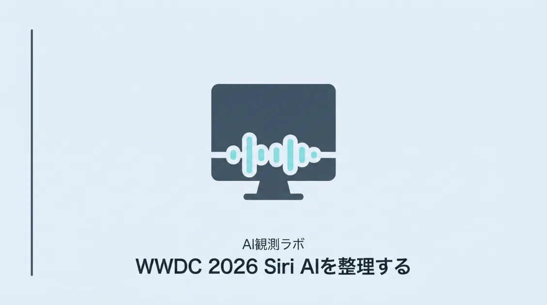WWDC 2026でSiri AIが発表された—サイト運営者が知っておくべき変化をAIクローラー観測目線で整理